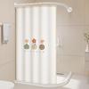 Handun Magnetic Shower Curtain Set