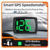 Araba GPS HUD Head Up Display Evrensel Dijital Hız Göstergesi MPH Km/h Büyük Yazı Tipi Hız Ölçer Ekranı Oto Elektroniği Parçası