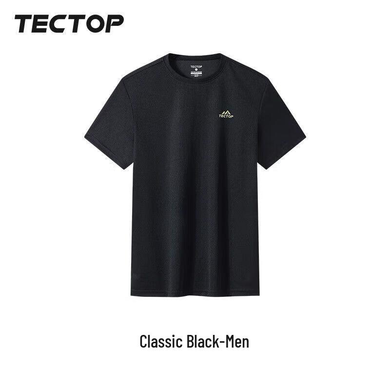 TECTOP Men s Solid Quick-Dry Slim Fit T-Shirt M