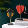 Creative European Style Crafts Bookshelf TV Bracket Decoration Handmade Sculpture Resin Abstract Sculpture Home Desk Decoration