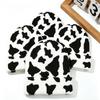 Cow Print Knitted Hat Windproof Warm Hat New Street Cap  Unisex