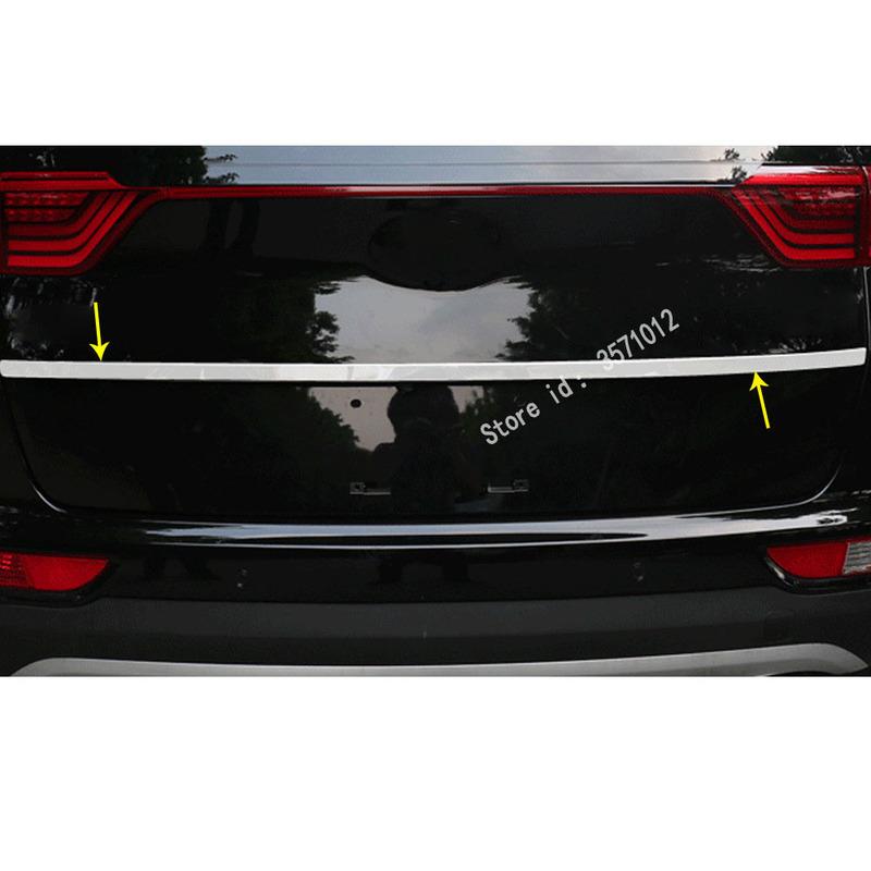 Achter Achterklep Kenteken Achterklep Bumper Frame Plaat Sierlijst Kofferbak Kap Voor Kia Sportage KX5 2016 2017 2018