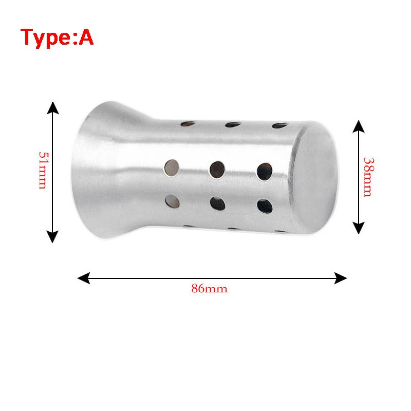51mm/60mm Removable DB Killer Universal Motorcycle Muffler DB Killer Exhaust Pipe Adjustable Baffle Slip On