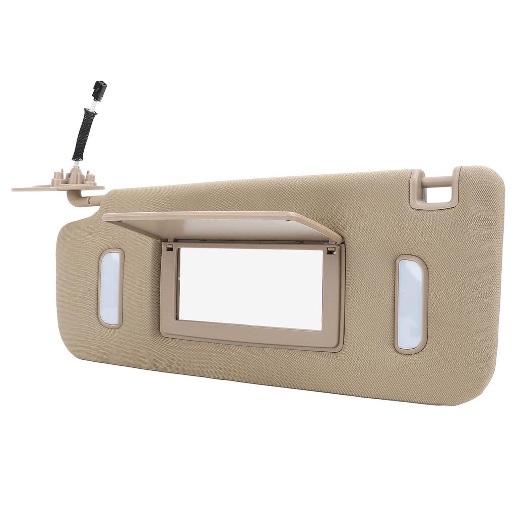 Side Sun Visor Beige Sun Shielding Visor Board with Makeup Mirror for 1500 2500 3500 HD Vehicle Models Left: 22850306