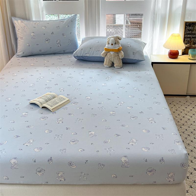 02025 New Cotton Mattress Thickened Ecological Abraded Bedspread, Pure Cotton Bed Cover Simmons Mattress Protective Cover