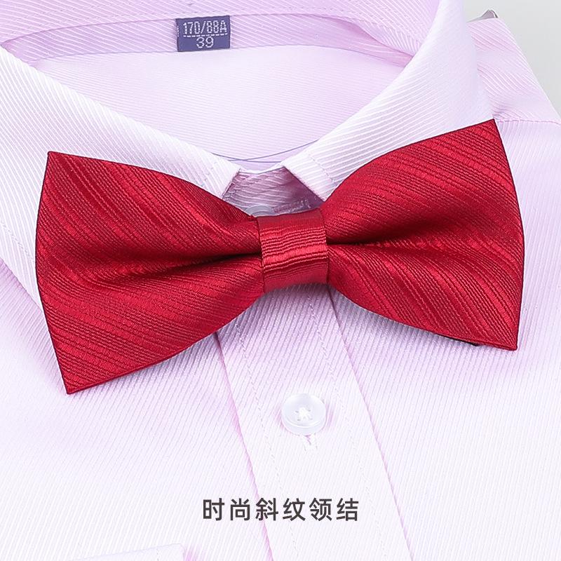 Bow Tie Wedding Male, Korean Groom Wedding Best Man Men British Bow Tie Burgundy Bow Red Bow Tie