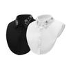 White Fake Collar Neckwear Tie Sweater Blouse Decoration for Womens Fashionable and Elegant Half Shirt Detachable Collar