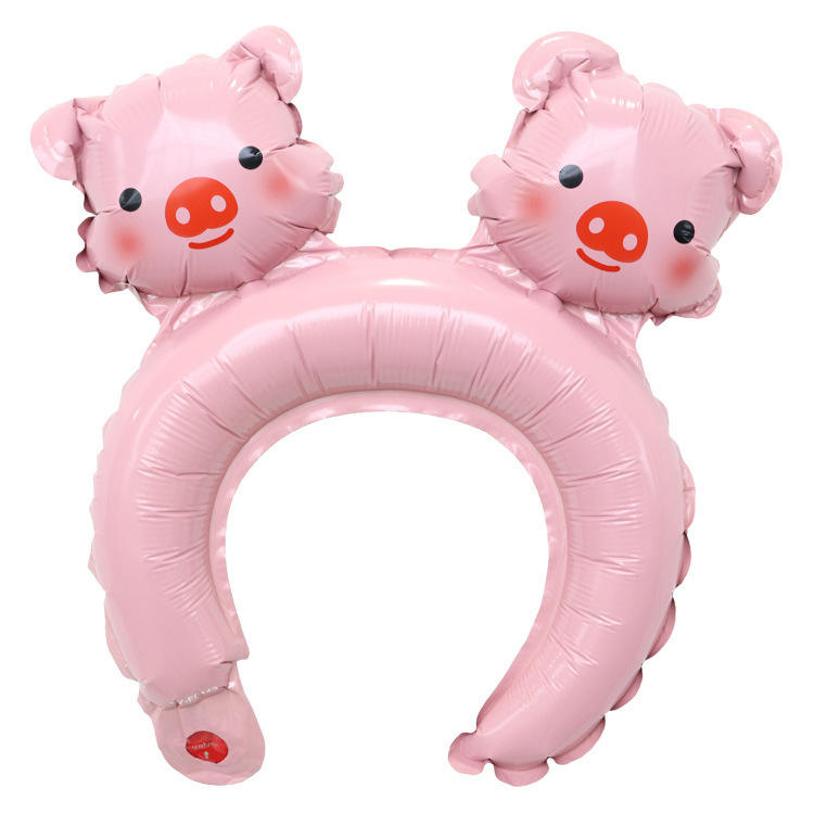 

Корона Микки и Минни, надутая повязка на голову, воздушный шар из фольги, детский воздушный шар с кроликом, медведем и животным