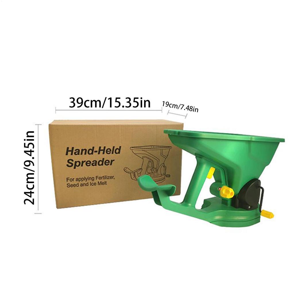 Handheld Seeds Spreader 1.5-liter Capacity 5-speed Energy-saving Spreader Ergonomic Hand Lifting Device For Sowing, Fertilizing