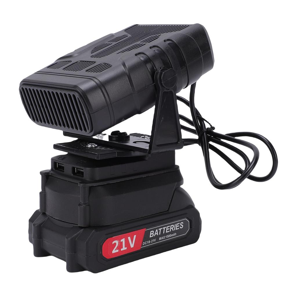 Car Heater 50w 360 Degrees  Rotation Quiet Anti Tip Over Car Heater Defogger for Electric Tricycle Construction Site Outdoor