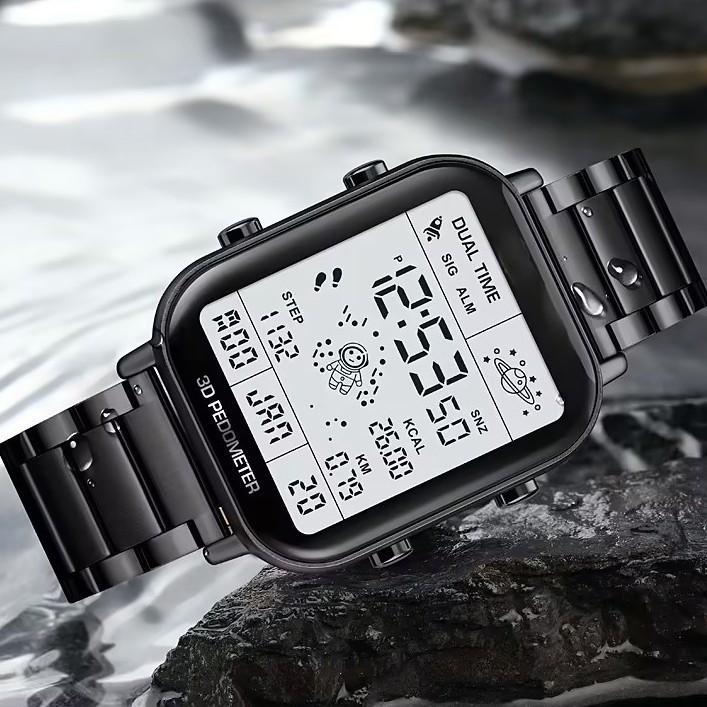 Fashion Versatile Business Waterproof Premium Electronic Watch High Value Outdoor Timing Student Party Watch