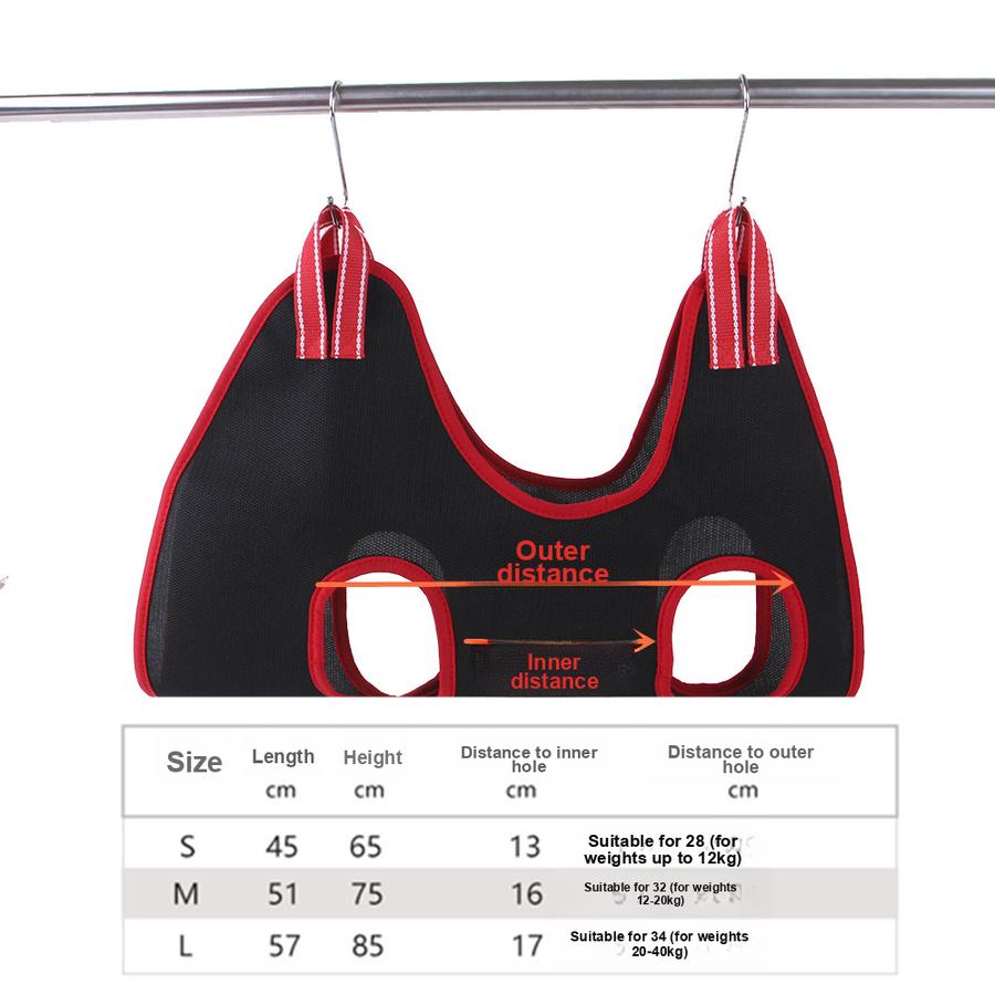 Pet Grooming Hammock Dog Nail Trimming Assistant for Small to Medium Cats and Dogs