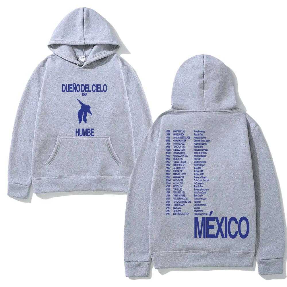 DUENO DEL CIELO tour 2026NEW Hooded Humbe AutumnWinter Aesthetic Sweatshirt with Hooded Fleece Clothes Sudaderas Casual Hoody