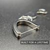Refillable Stainless Steel Floss Pick Portable Toothpick Durable Metal Dental Floss  Oral Hygiene