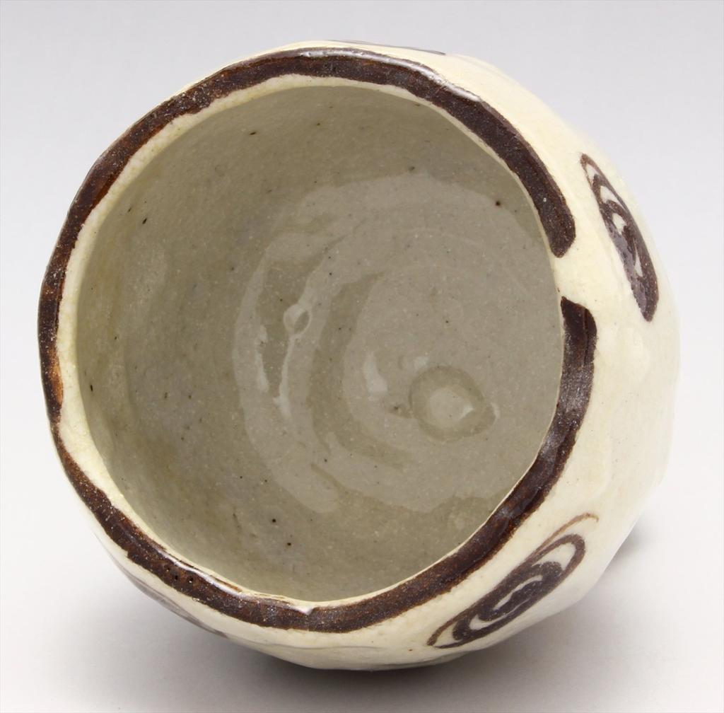 Seto ware Kato Shunting sake cup wooden Shino horse eyes (in box) 999-0220