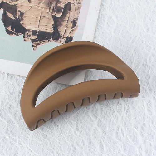 Hollow Shark Clip Fashion Matte Clip Hair Accessories High-end Headdress Korean Version Back Head Disc Hair Grab Clip
