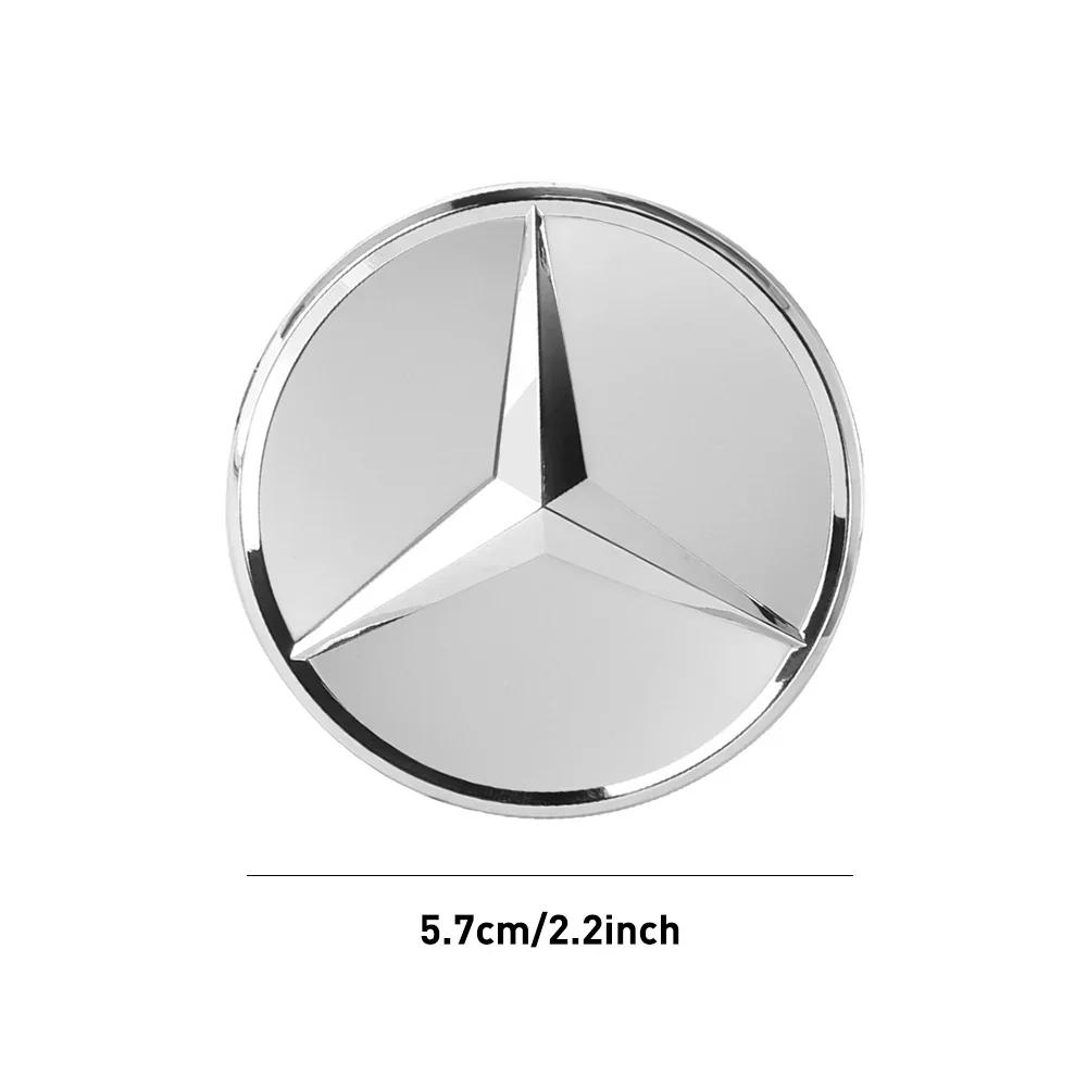 

For Mercedes Benz 1pc Aluminium Car Steering Wheel Logo Circle Trim Sticker for Mercedes Benz AMG W211 W176 W177 W203 W204 W213