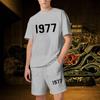 1977 Set corto da uomo di lusso da donna Abiti firmati Grafica oversize Harajuku y2k T-shirt Pantaloncini Marchio di alta qualità