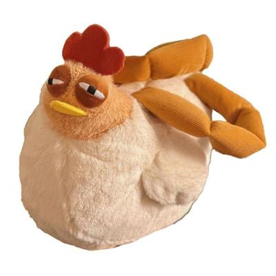 Funny Chick Plush Bag Ugly Chicken Shape Handbag Hen Shape Handbag Shoulder Bag Suitable for Girls B