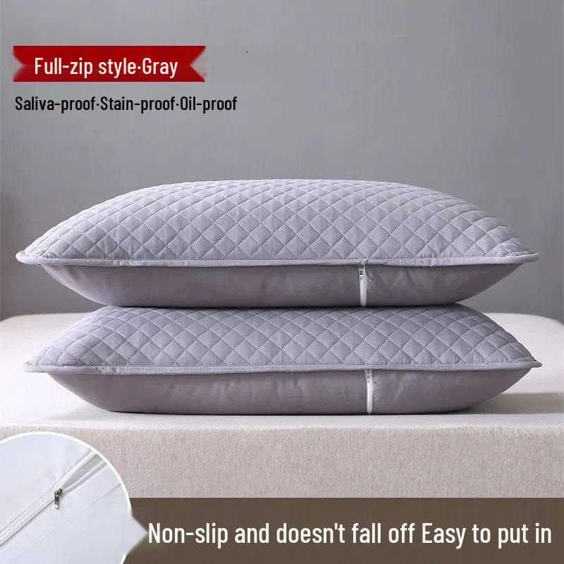 Taie d'oreiller anti-transpiration et anti-acariens: Anti-Huile & Tache, Couche Nano Isolante Protectrice pour Hommes & Femmes.
