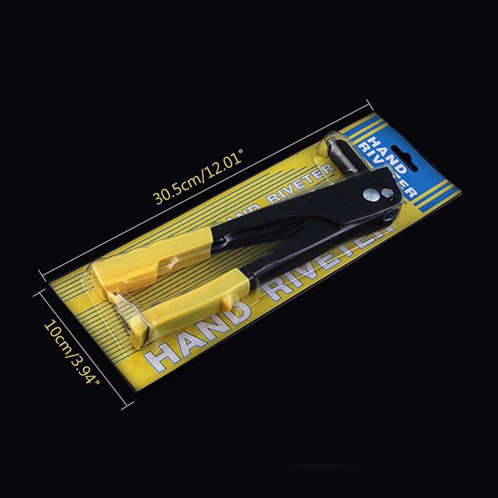 9.5Inches Carbon Steel Manual Double Handle Rivet Guns Rivet Guns Pull Willow Guns Metal Woodworking Hand Tools Repair