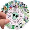 50 Aliens Aliens Graffiti Stickers Luggage Trolley Scooter Laptop Waterproof Stickers
