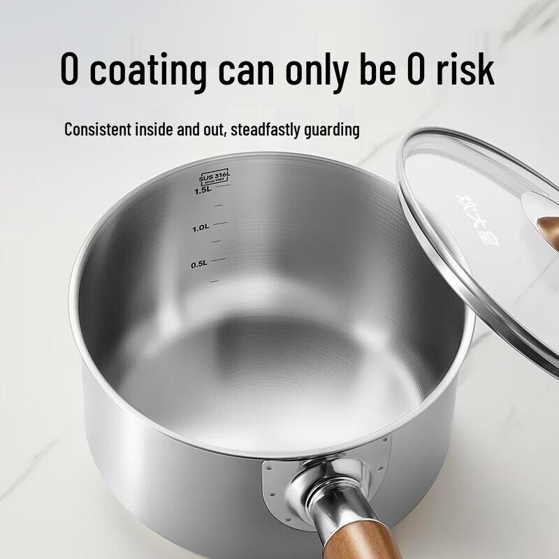 COOKER KING 316L Stainless Steel Milk Pot