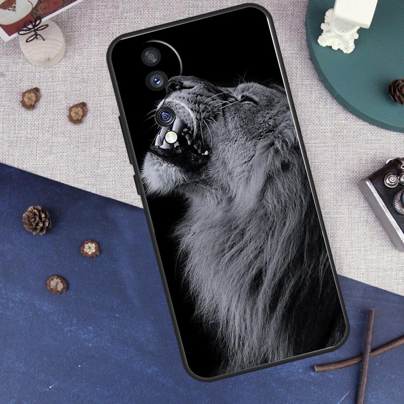 Roaring Lion Case For Honor Magic 7 6 5 8 Pro Cover For Honor 400 200 50 70 90 Lite X8a X8b X9a X9b X9c