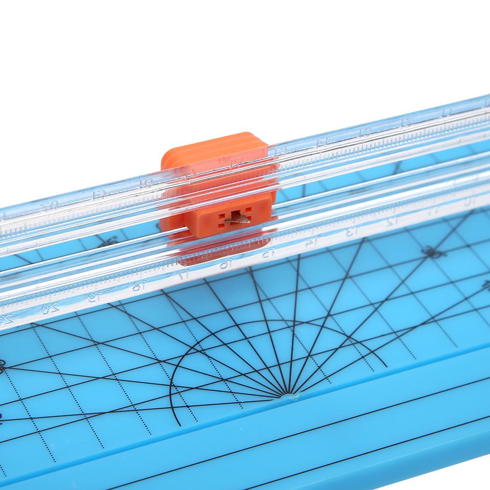 Řezací stroj na papír formátu A4 Kancelářský ořezávací nůž na fotoalbum (Modrý)