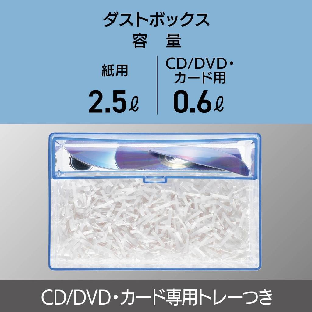 OHM Denki OffiStyle Niszczarka Ręczna Tnąca na Paski Ręczna Niszczarka Tnąca na Krzyż Cięcie Papieru/CD/Karty HS-C130-W 00-5646