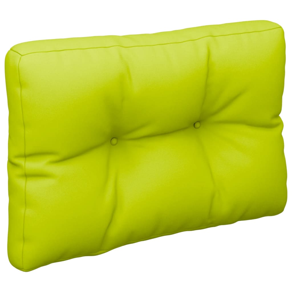 2 Piece Pallet Cushions Neon Green Fabric