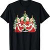 Granatapfel mit Weihnachtsmütze - Frohe Weihnachten Granatapfel T-Shirt