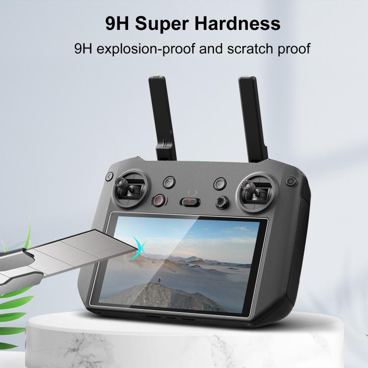 For DJI RC Pro PULUZ Remote Control Screen Tempered Glass Film (Transparent)