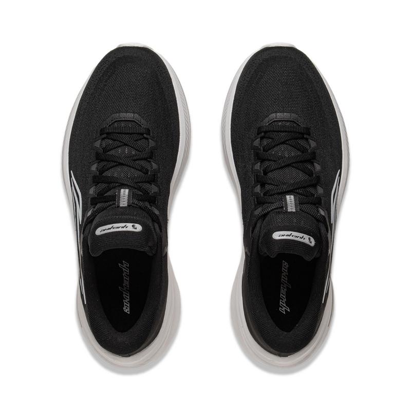 Li Ning Yueying 5 Cushioning Slip Resistant Abrasion Resistant Low Top Running Shoes Women's Black ARHV016-3