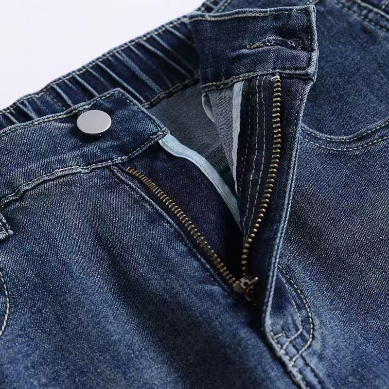 Women's Plus Size High Waist Harem Jeans for Spring/Fall - Breathable, Slimming, Pear-Shaped Fit