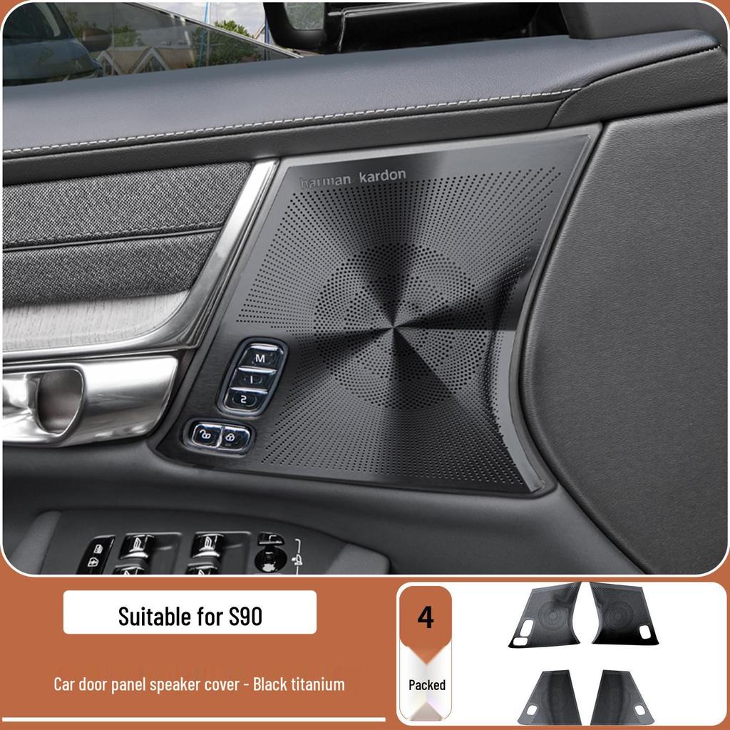 Volvo S90 (2017-2026) Door Speaker Decorative Cover Panel Accessory.