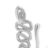 Nose -Shaped Punk Tiny Charm Clamp Ring Stud for Jewelry