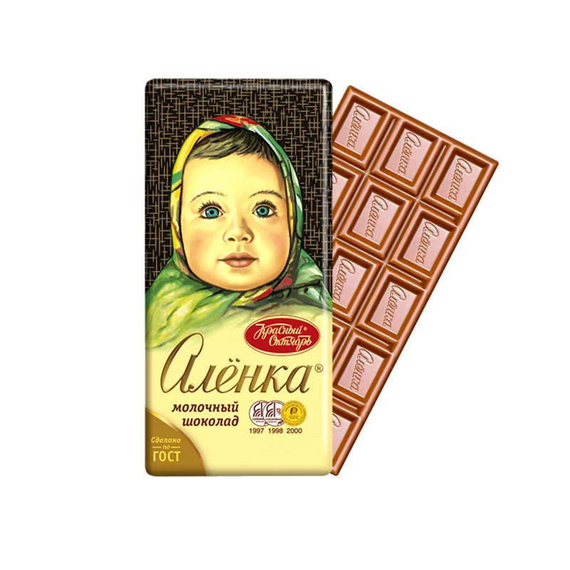 Ailenqiao Classic Russian Big Head Doll Milk Chocolate