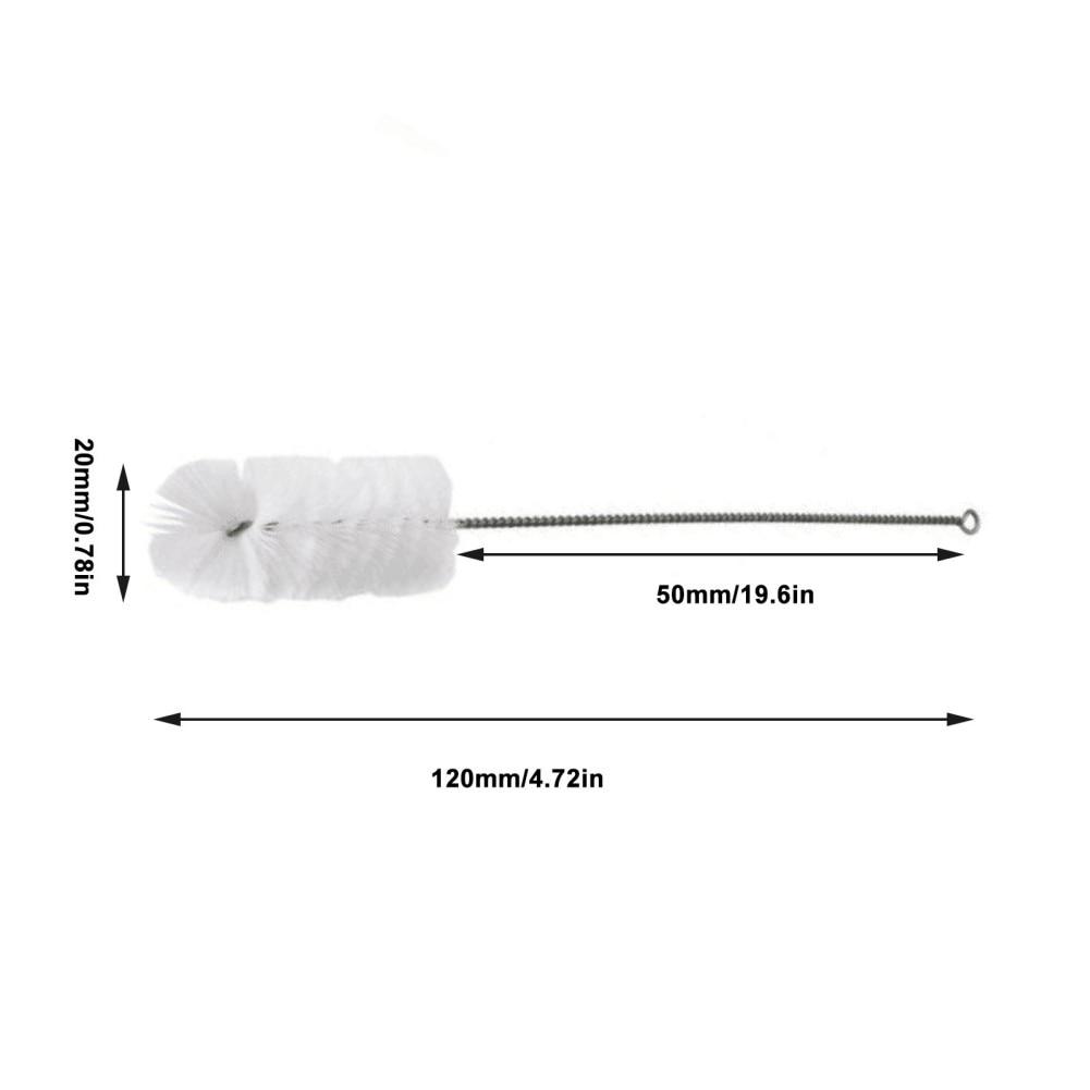 Nylon Tube Brushes Cleaning Brush Bottle Tube Pipe Small Tube Bottle Straw Washing Cleaner Household Cleaning Tools
