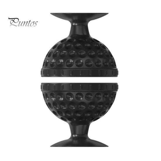 

1 шт./2 шт. портативный силиконовый очиститель для мячей для гольфа, держатель для хранения щеток для чистки гольфа, удобный для переноски, подарок для любителей гольфа S 2pcs чёрный