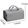 4 In 1 Travel Toiletry Bag 4 Detachable Compartments Hanging Makeup Bag PU Large Capacity Roll Up Cosmetic Bag for Travel