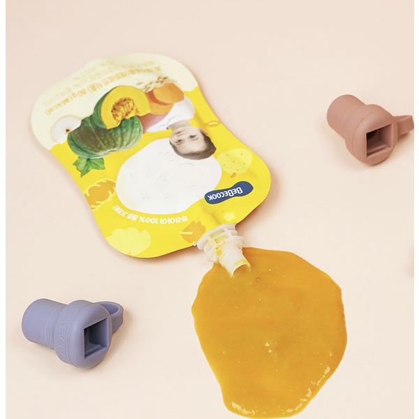 Lalabee Silikon-Beutelaufsatz, 2er-Set, 01 Rot, 1 Set