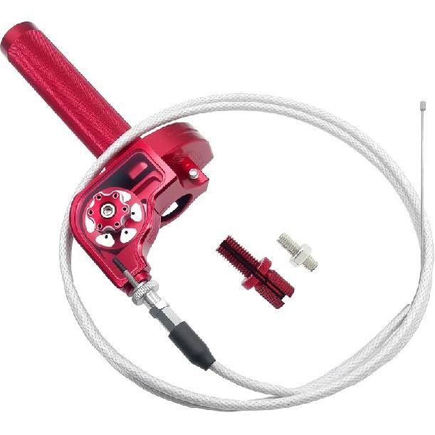 Motorcycle Throttle Grip 7/8" 22Mm CNC Aluminum Quick Twister With Throttle Cable For KLX CR CRF EXC XR CRF50 CRF230 50 110 125 230 250 Dirt Pit Bike