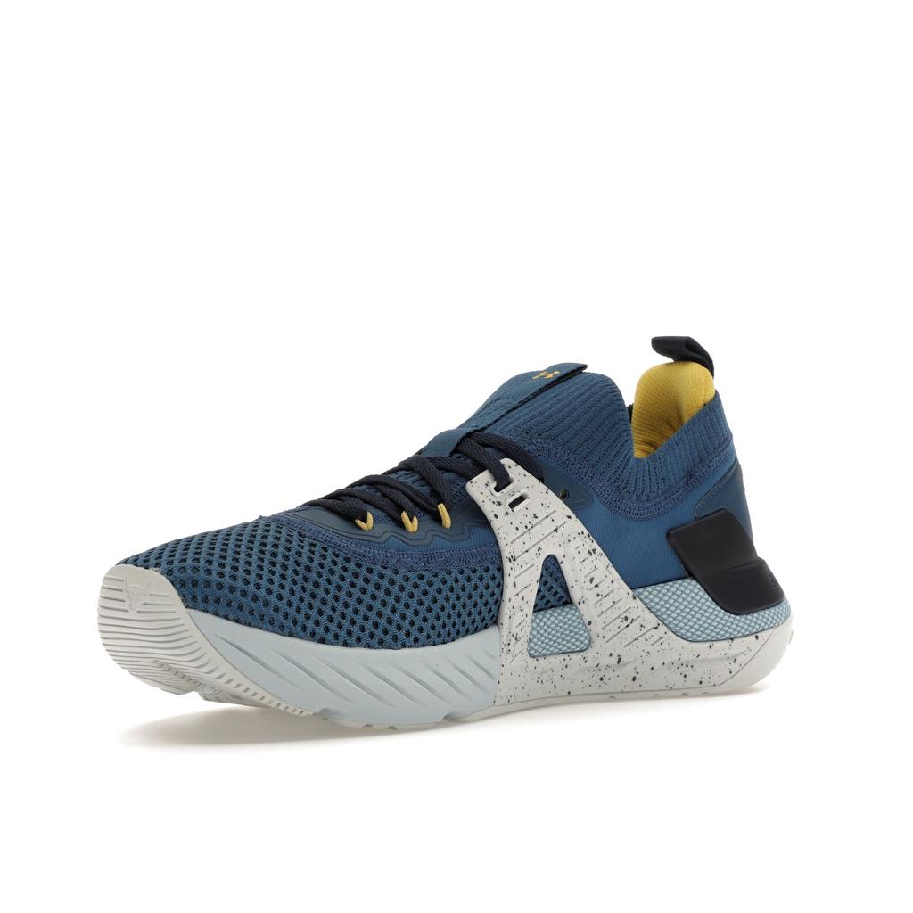 Under Armour Men's Project Rock 4 Deep Sea Blue Training Shoes 3025860-401
