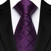 Corbata de negocios con diseño geométrico cuadrado, color liso, satén suave, corbata formal, corbata informal, accesorios para bodas y eventos callejeros