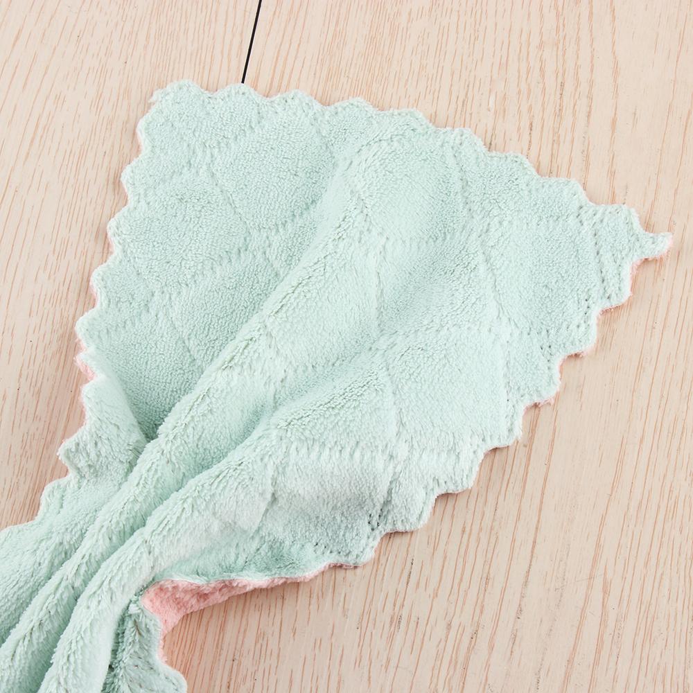 Household Microfiber Super Absorbent Cleaning Towel Scouring Pad Non-stick Oil Rags Clean Cloths
