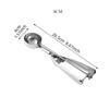 Baking Tools Cookie Dough Scoop Set Stainless Steel Ice Cream Scoop with Trigger Release for Making 4/5/6 Cm Round Pastries