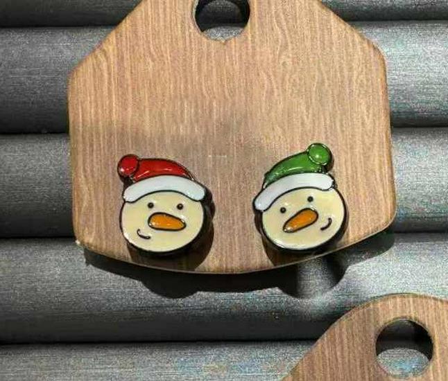 High-End Star Christmas Tree Earrings - 925 Silver Needle