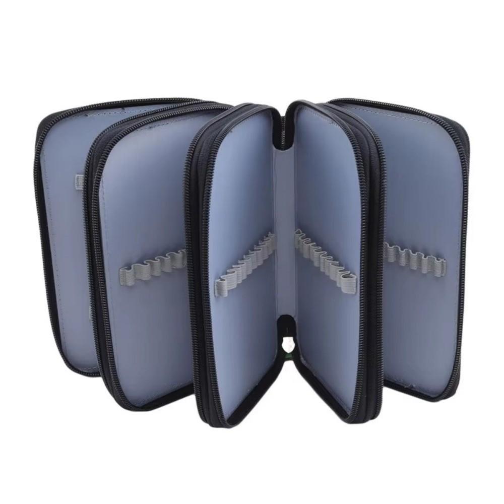 Large Capacity Pen Storage Bag Cartoon Paintbrush Organizer Sketch Pencil Case  Stationery Storage