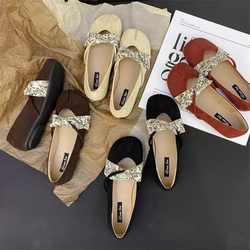 Matching skirts is not tiring, ballet Mary Jane shoes, summer new French stunning inner height increase single shoes for women